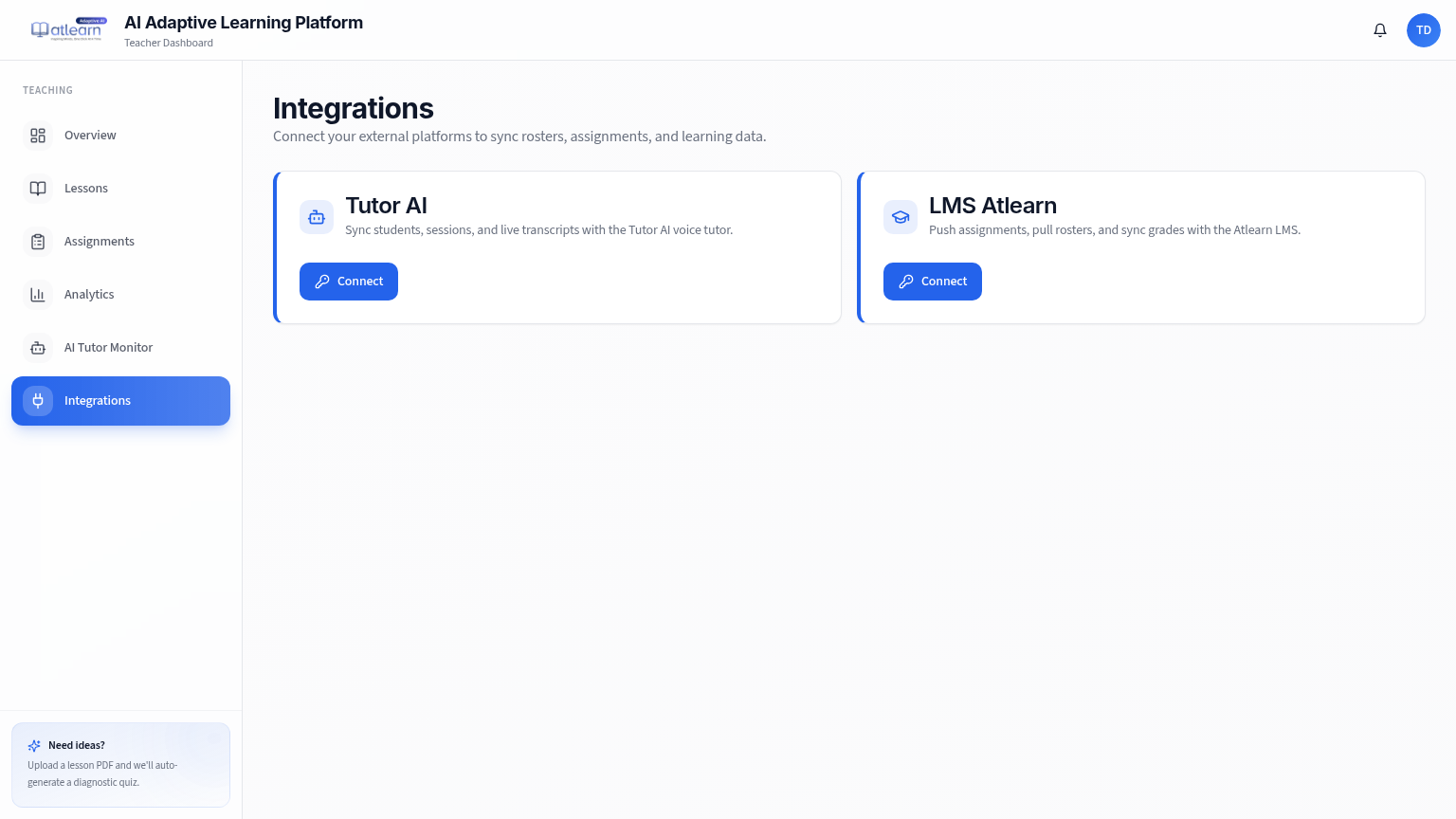 Adaptive AI Learning Platform | Personalized AI Learning System